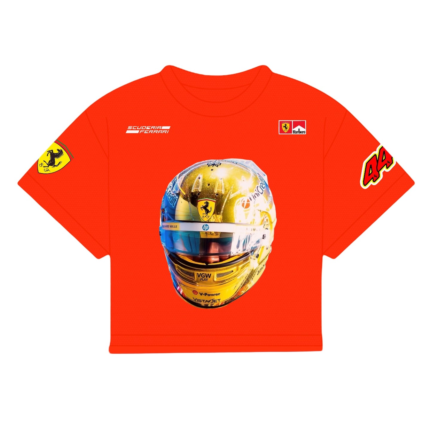 HAMILTON HELMET SG GP SHIRT | RED