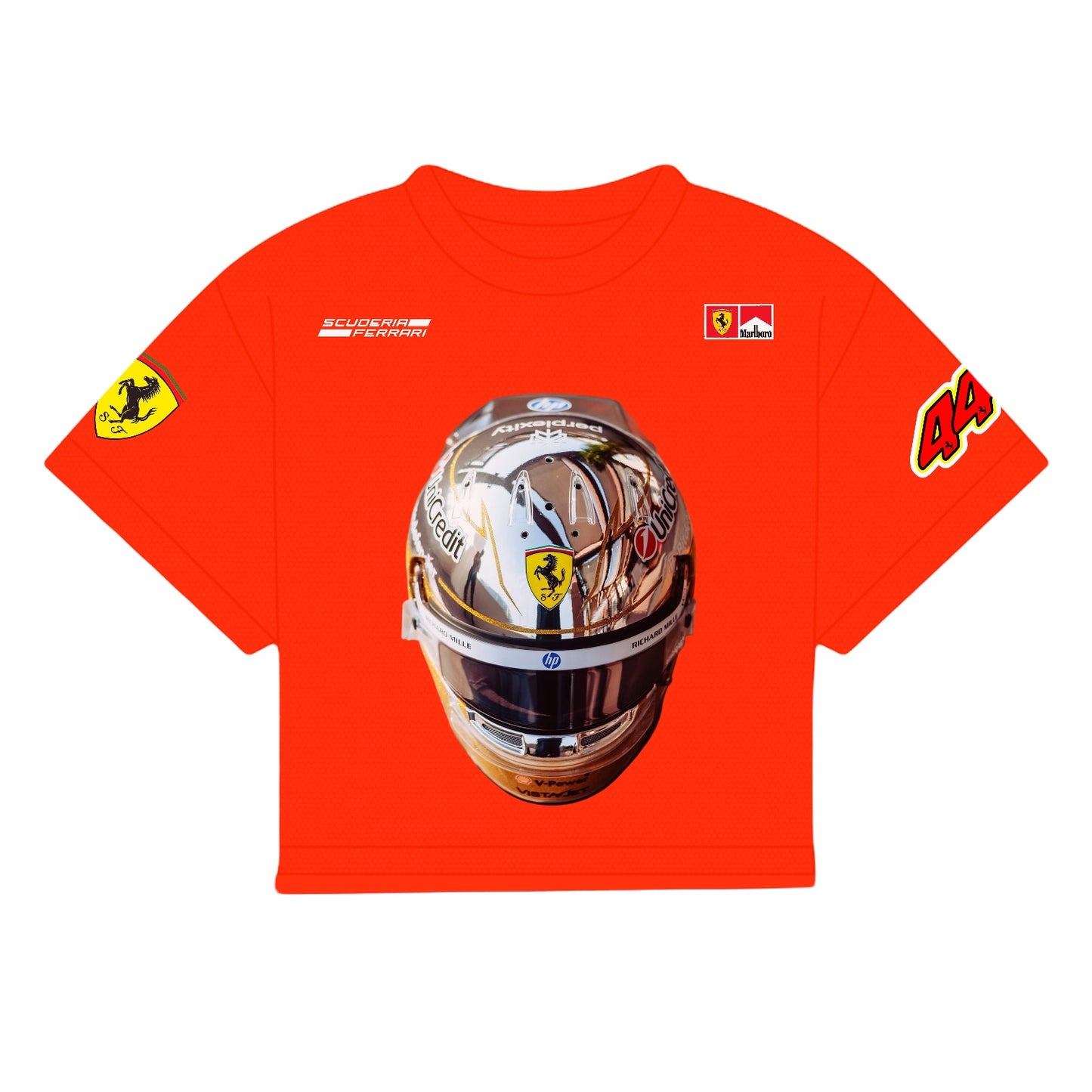 HAMILTON HELMET ABU DHABI GP SHIRT | RED