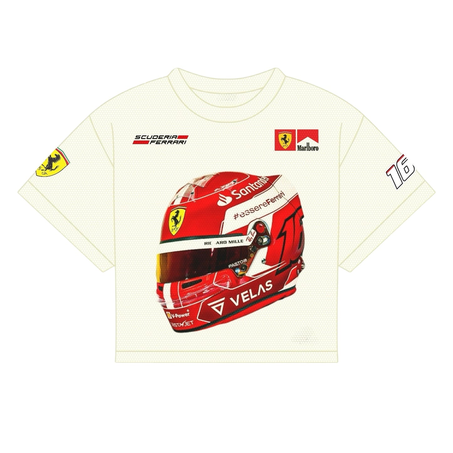 LECLERC HELMET '25 SHIRT | OFF WHITE
