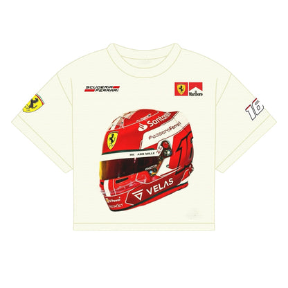LECLERC HELMET '25 SHIRT | OFF WHITE