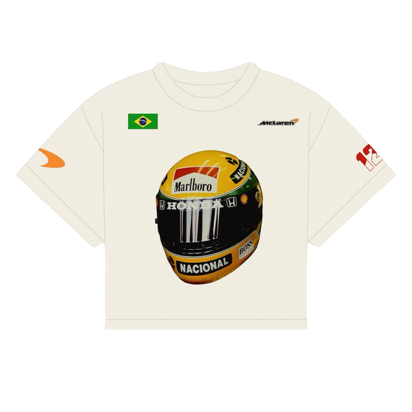 SENNA HELMET CHAMPION SHIRT | OFF WHITE