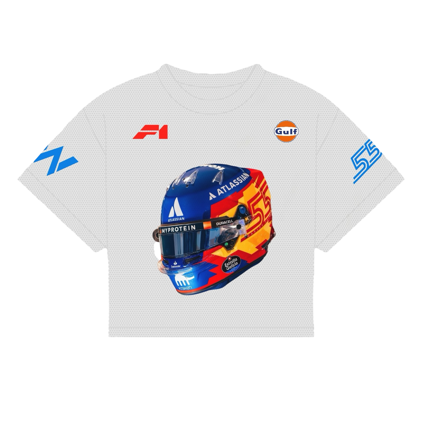 W SAINZ HELMET SHIRT | WHITE