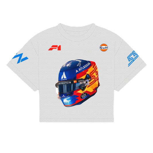 W SAINZ HELMET SHIRT | WHITE