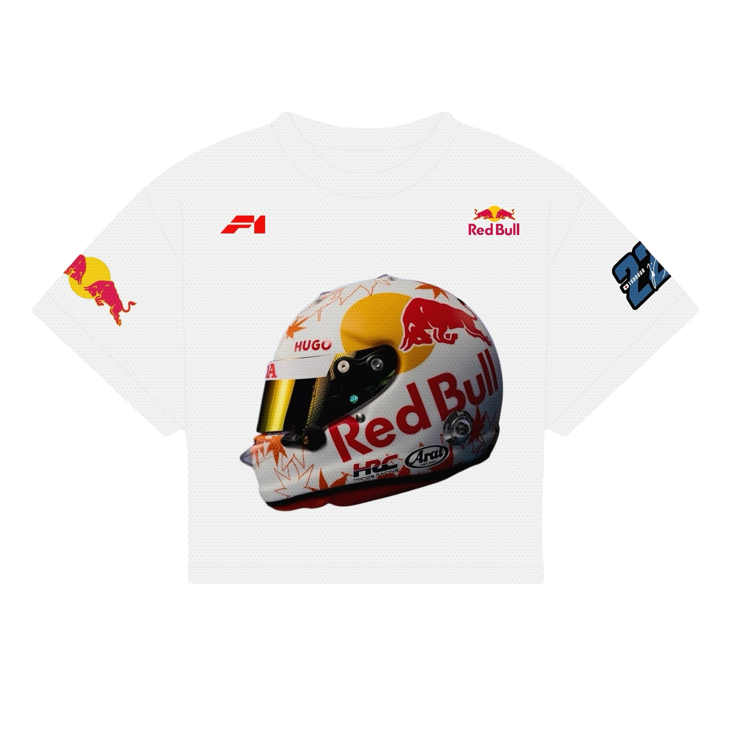 TSUNODA HELMET SHIRT | WHITE