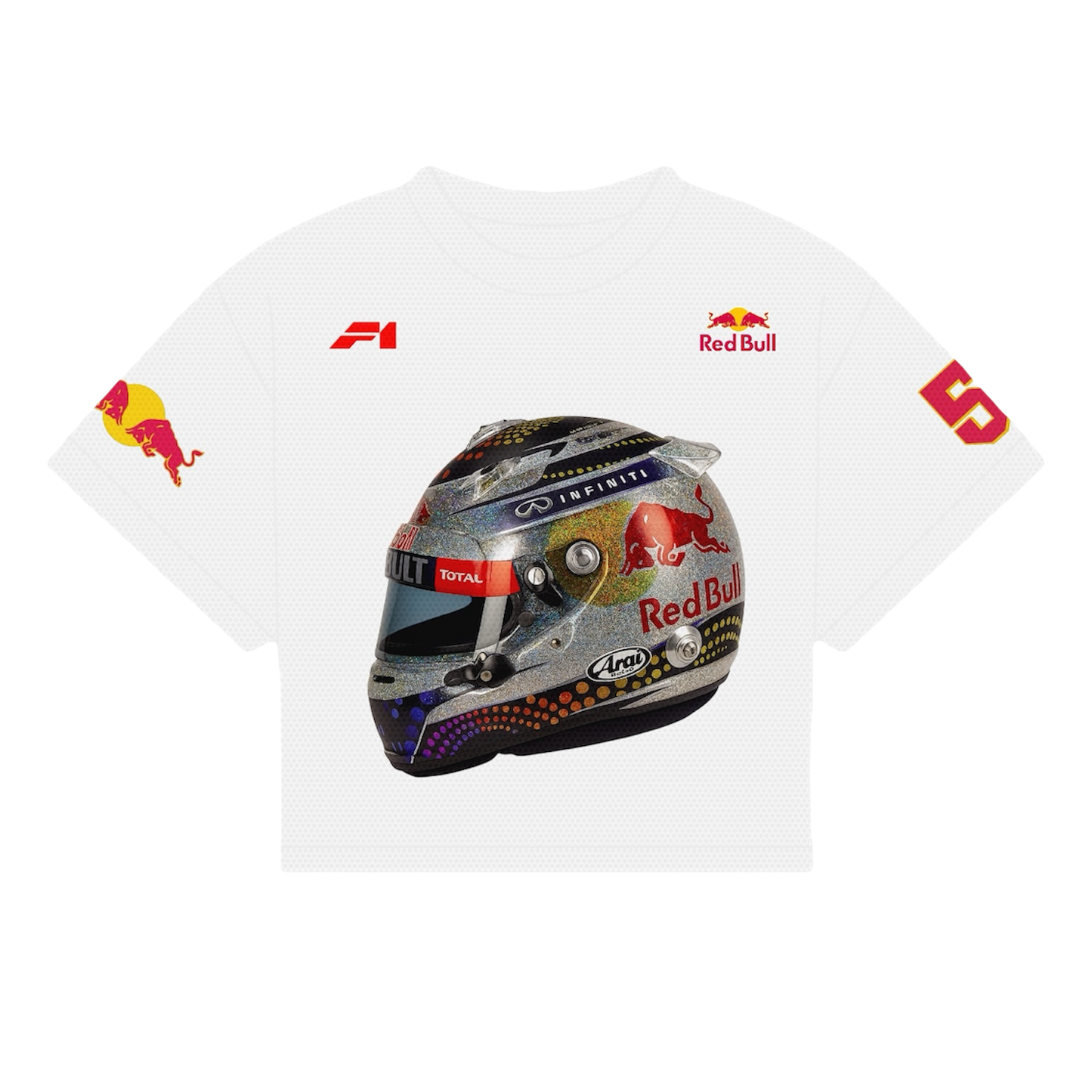 VETTEL HELMET SHIRT | WHITE